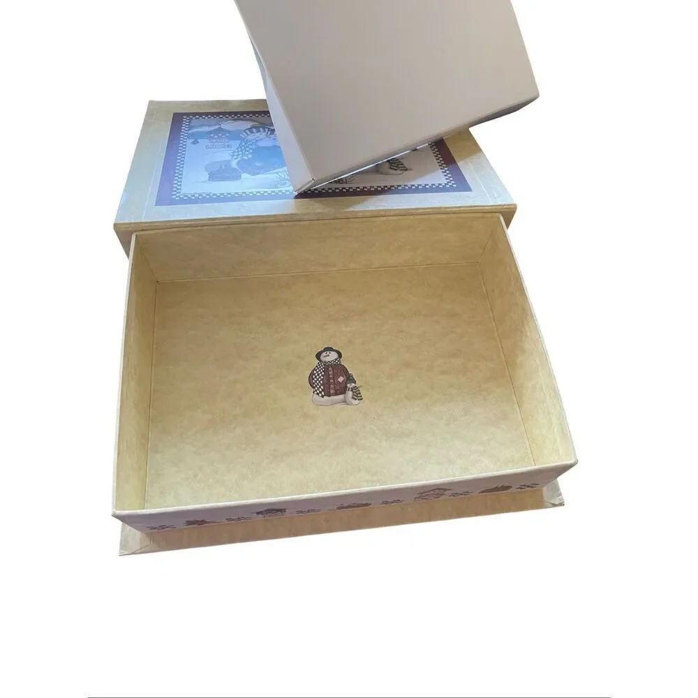 Seasons Holiday Greeting Cards Notepads Envelopes Set With Keepsake Box